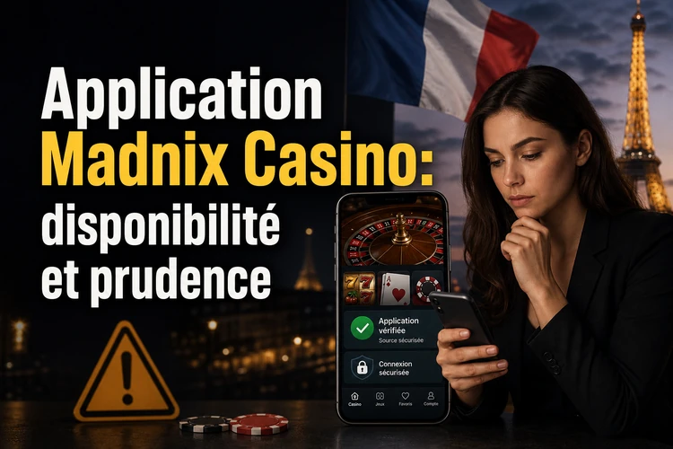 Application Madnix Casino: disponibilité et prudence