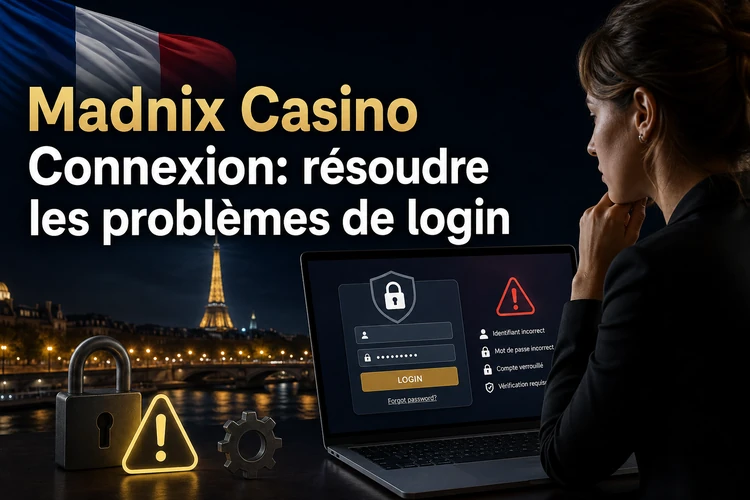 Madnix Casino Connexion: résoudre les problèmes de login